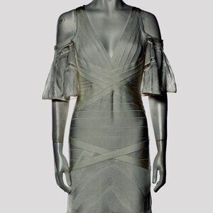 STUNNING Hervé Léger by Max Azria Dress, bandage dress, Lace, Wedding Party